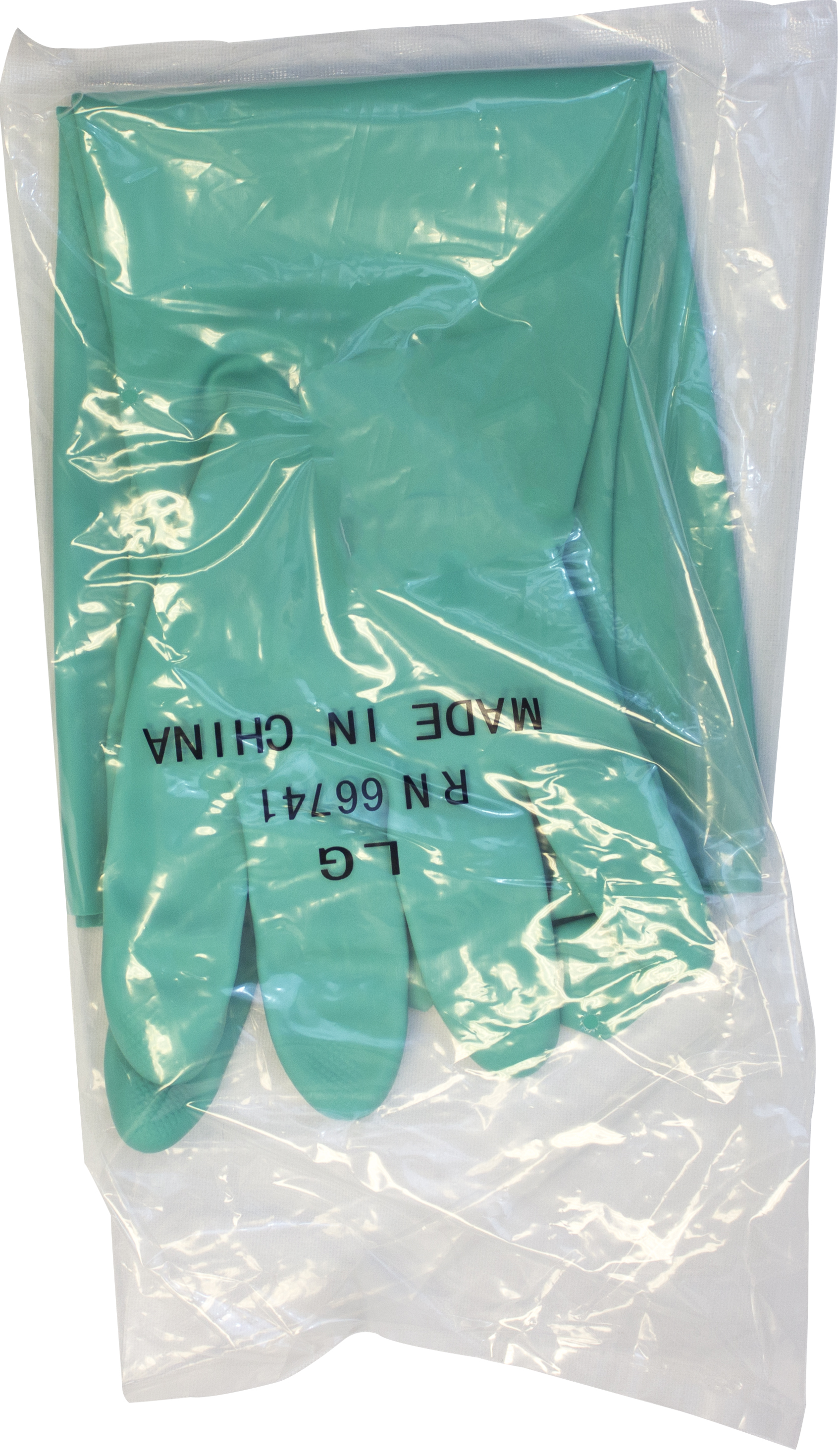 22 MIL, 18” Green Unlined Nitrile Large (3 dozen per case)